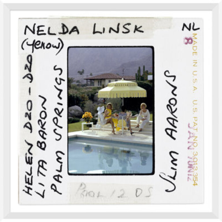 Slim Aarons  Nelda And Friends - Slide January 1 1970  by Slim Aarons