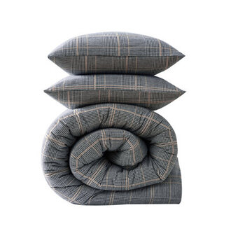 Kenneth Cole Sussex Flannel Black Duvet Cover Set