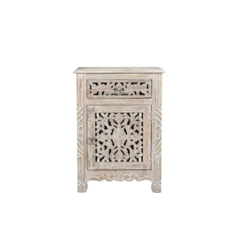 Harleen 22 W Solid Wood Nightstand