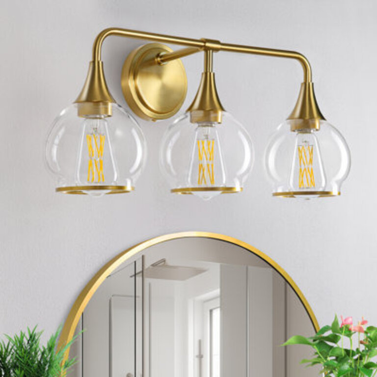 Lupe 3-Light Bathroom Dimmable Vanity Light
