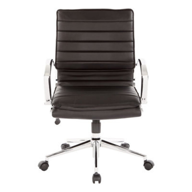 Mid Back Managers Faux Leather Chair