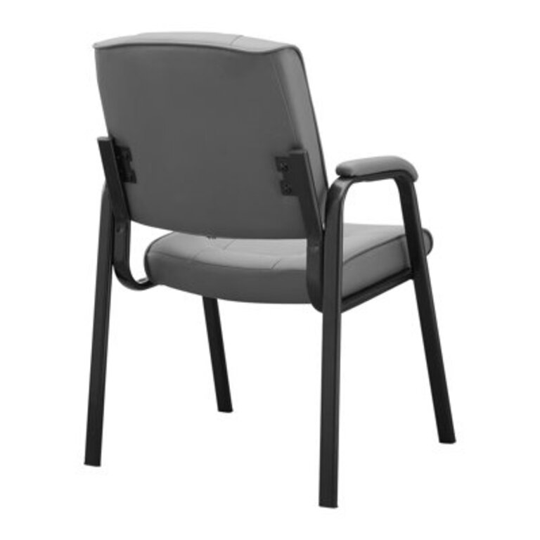 Faux Leather Seat office waiting room chairs office guest chair Waiting Room Reception Chair with Arm Rest
