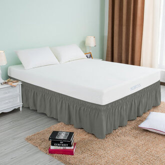 Pleated Wrap Around Bed Skirt