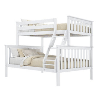 Bolles Twin Over Full Solid Wood Standard Bunk Bed