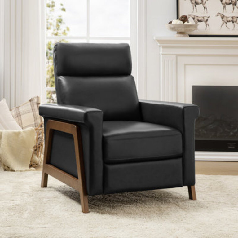 Aryaman Genuine Leather Power Club Recliner with USB Ports