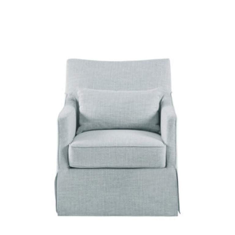Martha Stewart London 360Swivel Armchair with Lumbar Pillow
