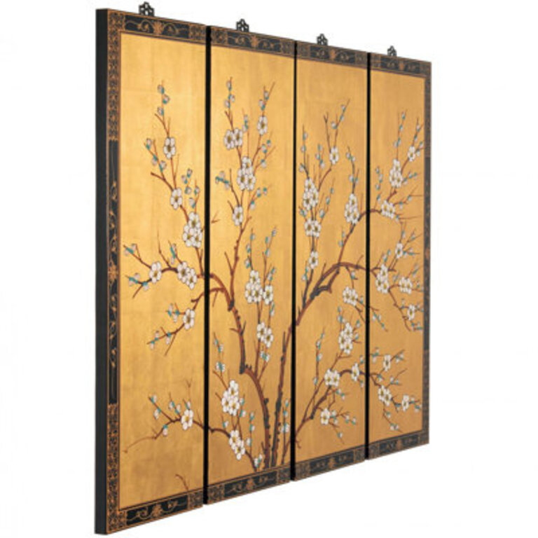 Cherry Blossom 36 H x 12 W 4 - Piece Wall Decor
