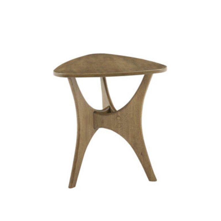 Fresca Triangle Wood End Table