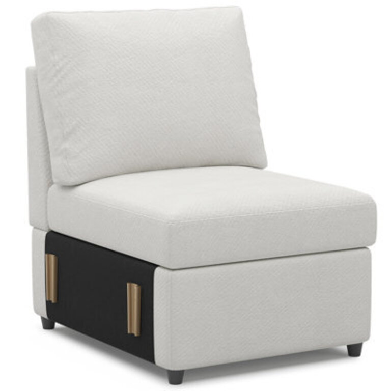 Rafael Armless Chair Single Seat Module For Modular Sectional Sofa