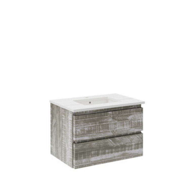 Fresca Formosa 30 Wall Mount Floating Single Sink Bathroom Vanity Set with Top and Sink - Faucet Not Included