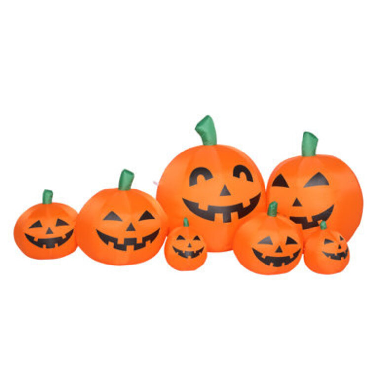 7pcs LED Pumpkin Inflatable Halloween Decoration