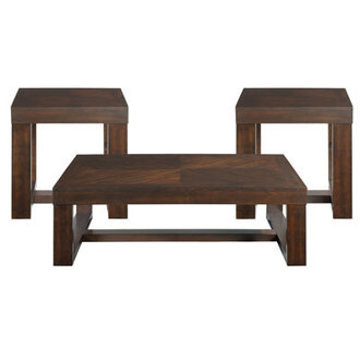 Schiavone 3 Piece Coffee Table Set
