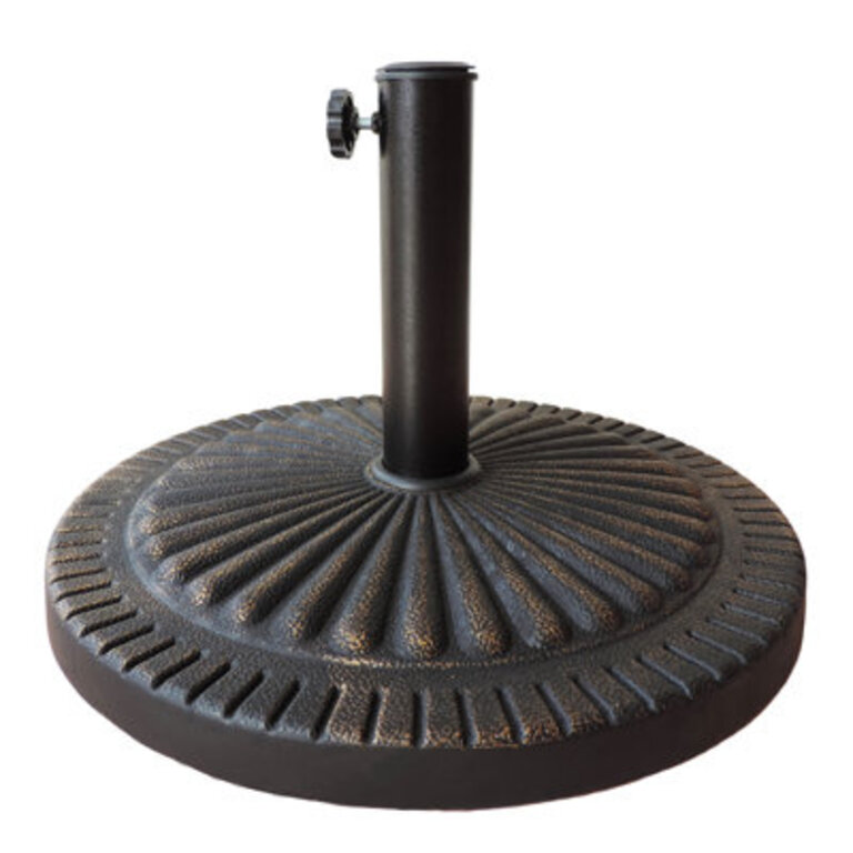Apollonia Patio 31-lb All-Weather Outdoor Poly-Resin Umbrella Base - Bronze