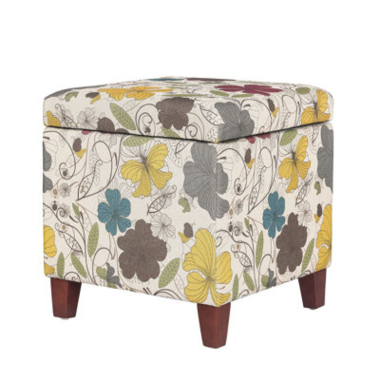 Samir Square Tufted Storage Ottoman