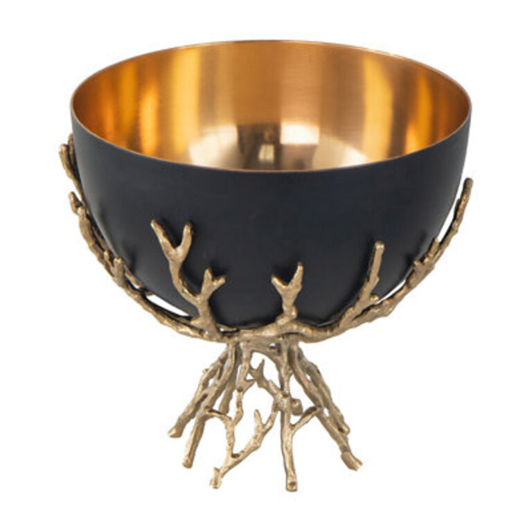 Lambertson Metal Rustic Decorative Bowl