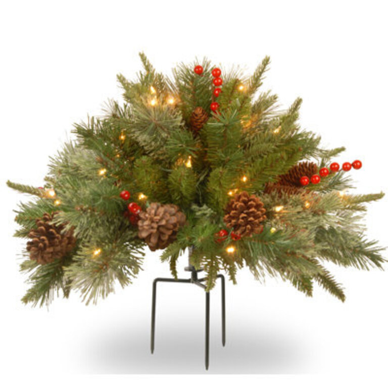 18 in Colonial Urn Filler with LED Lights