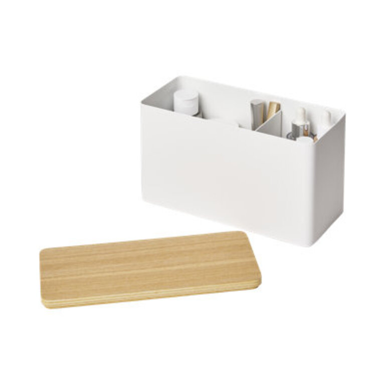 Rin Yamazaki Home Countertop Organizer Bathroom Kitchen Toiletries Holder Sliding Divider