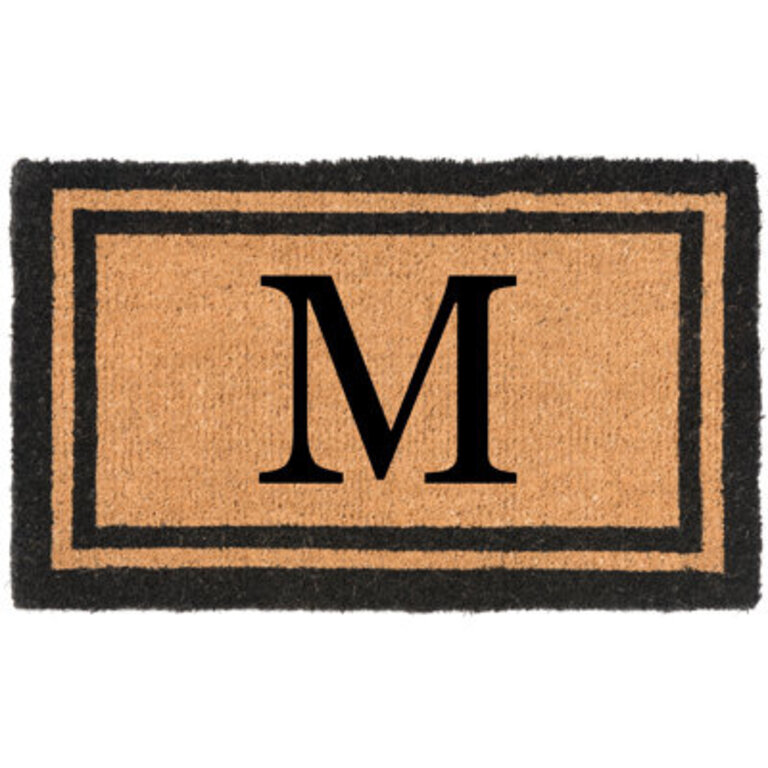 Sanka Your Own Monogrammed Welcome 36 in x 22 in Outdoor Door Mat
