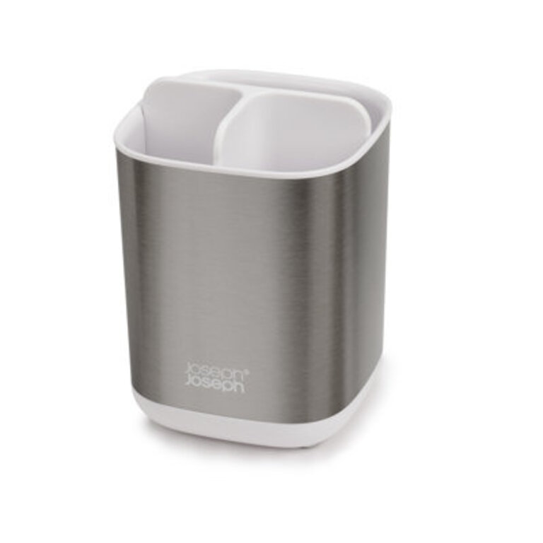 Joseph Joseph EasyStore Stainless Steel Compact Toothbrush Holder
