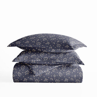 Duvet Cover Set Bensley Midnight Blossoms Pattern