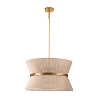 Hassler 8 - Light Bleached Natural RopePatinaed Brass Finish