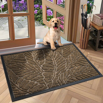 Welcome Indoor Outdoor Mat Heavy Duty Sturdy Front Door Mat for Entrance Garage Garden