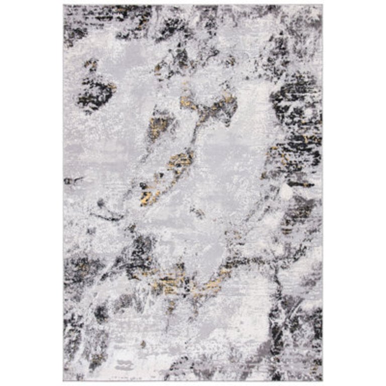 Battaglia GrayGoldBlack Area Rug