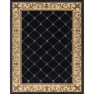 Clarence Oriental Area Rug in BlackGold