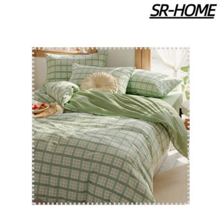Green 100 Cotton 3 Piece Duvet Cover Set