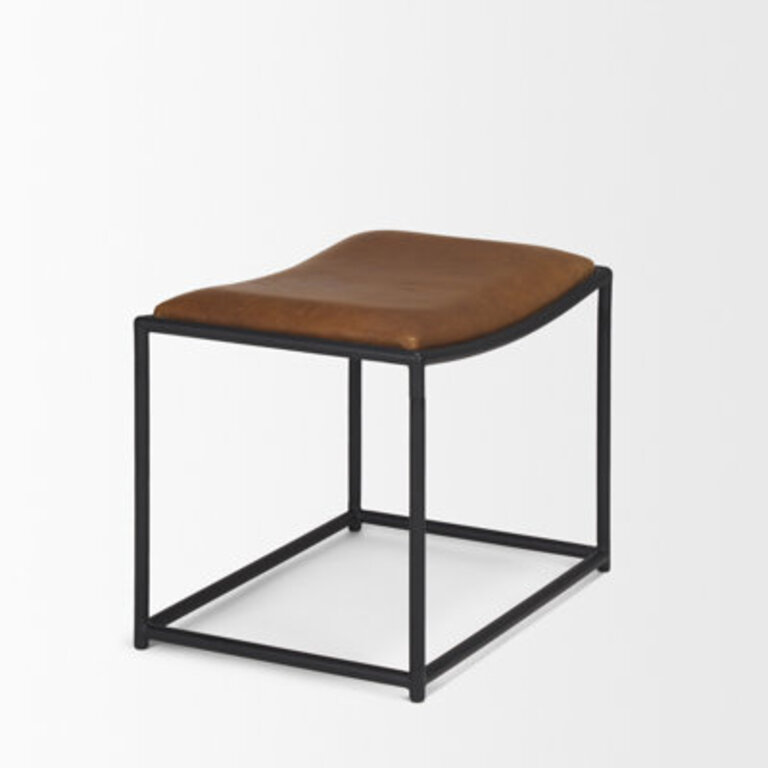 Galina Leather Stool