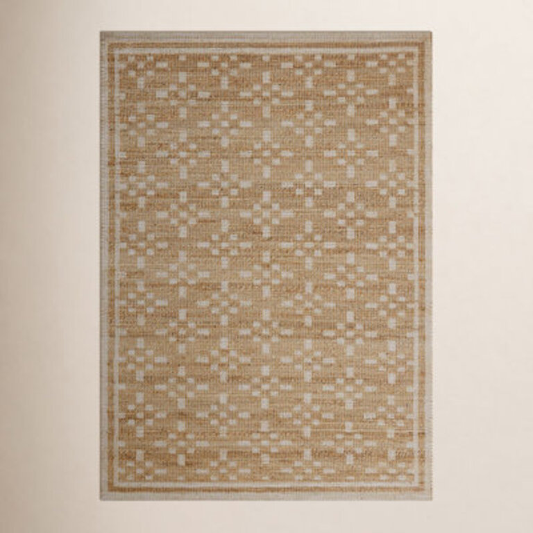 Chris Loves Julia x Loloi Judy Natural  Ivory Area Rug