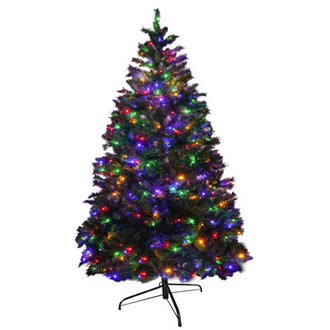 Fir Christmas Tree With Color LED Lights
