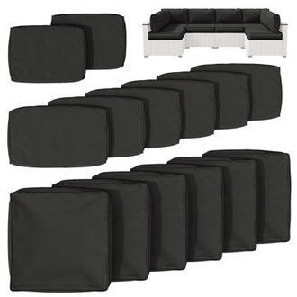 14-Piece Outdoor Seating Group Cushion Cover Only Covers