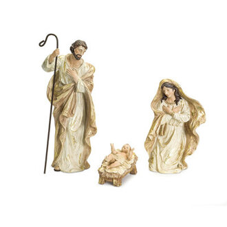 3 Piece Holy Family Resin Set