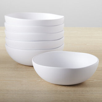 Laya Matte Coupe Melamine Salad Bowl