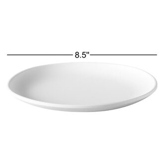 Laya Matte Coupe Melamine Salad Plate