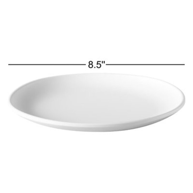 Laya Matte Coupe Melamine Salad Plate