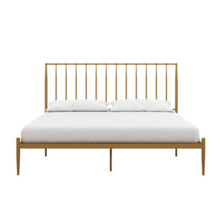 Nicole Modern Metal Platform Bed