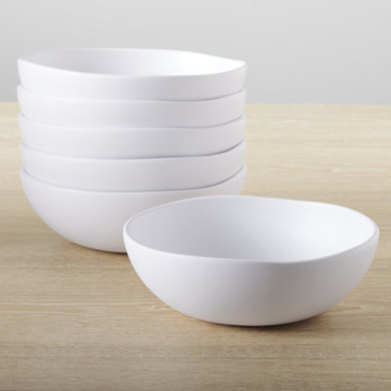 Laya Matte Coupe Melamine Salad Bowl