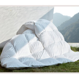 All Season Down Feather Comforter 100 Organic Cotton Fabric Duvet Insert