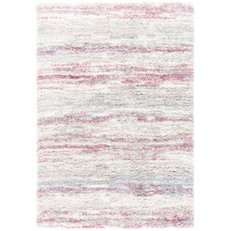 Alexys Abstract IvoryPink Area Rug