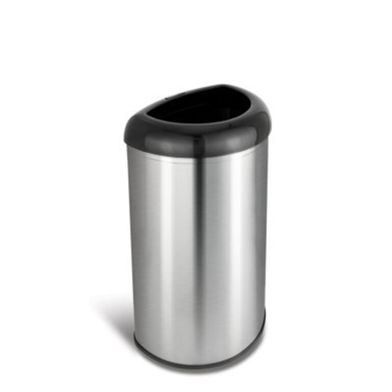 Nine Stars 132 Gallon Stainless Steel Open Top Trash Can