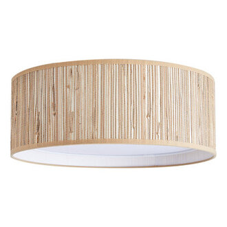Kayro 157 in 3-Light Fabric Indoor Flush Mount Ceiling Light