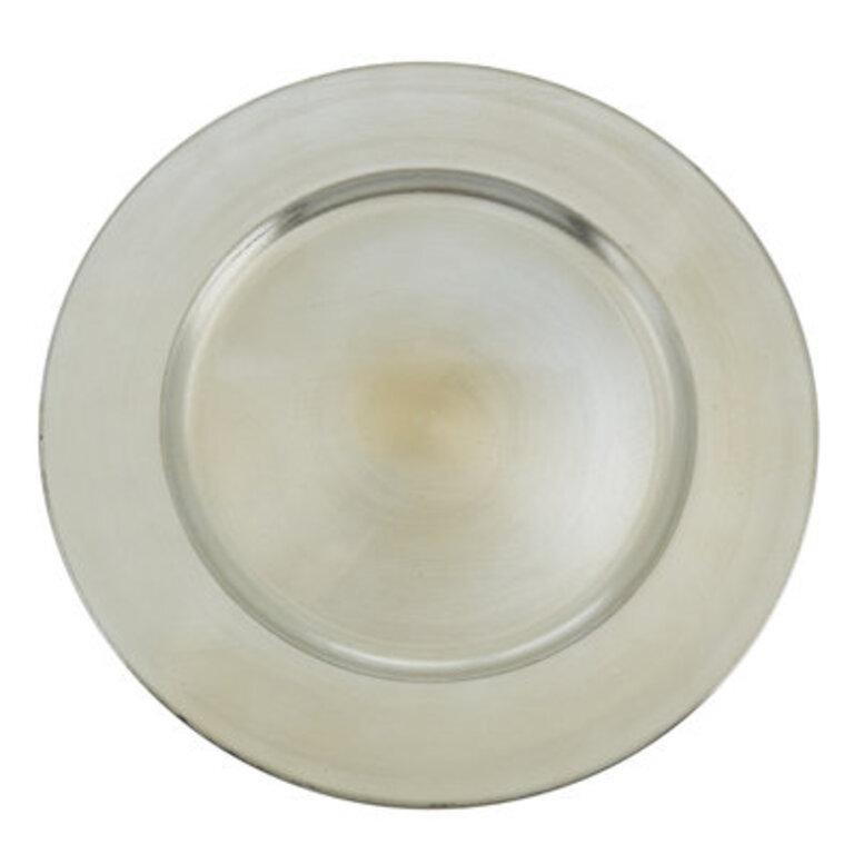 Erris 4 Piece Round Plastic Plates Charger Set