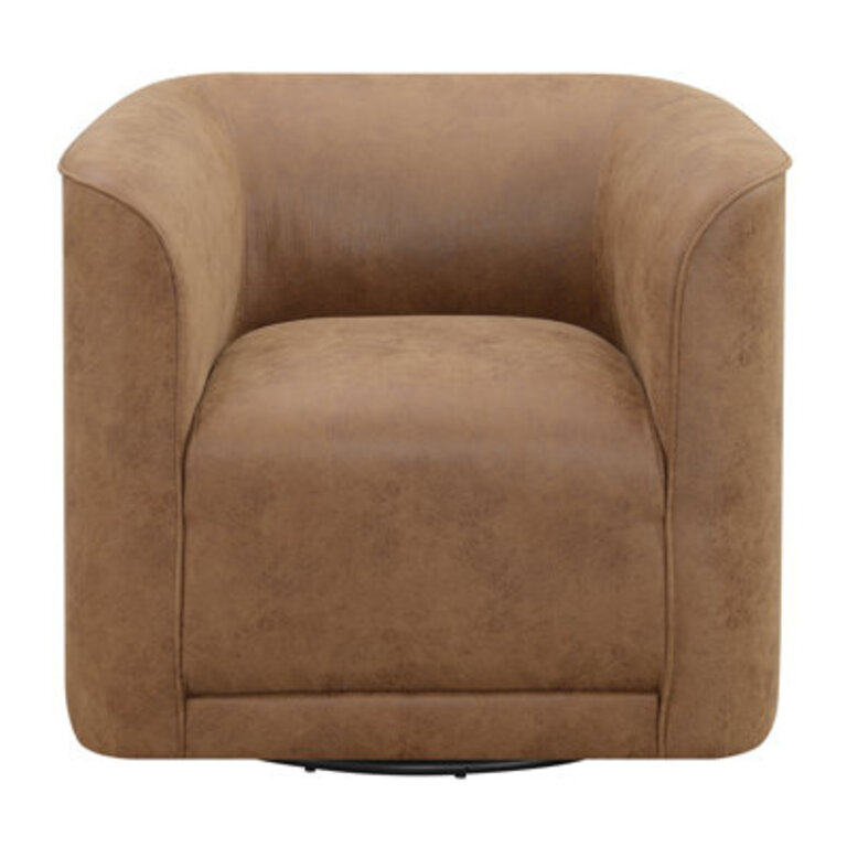 Cordoba 33 W Polyester Swivel Barrel Chair