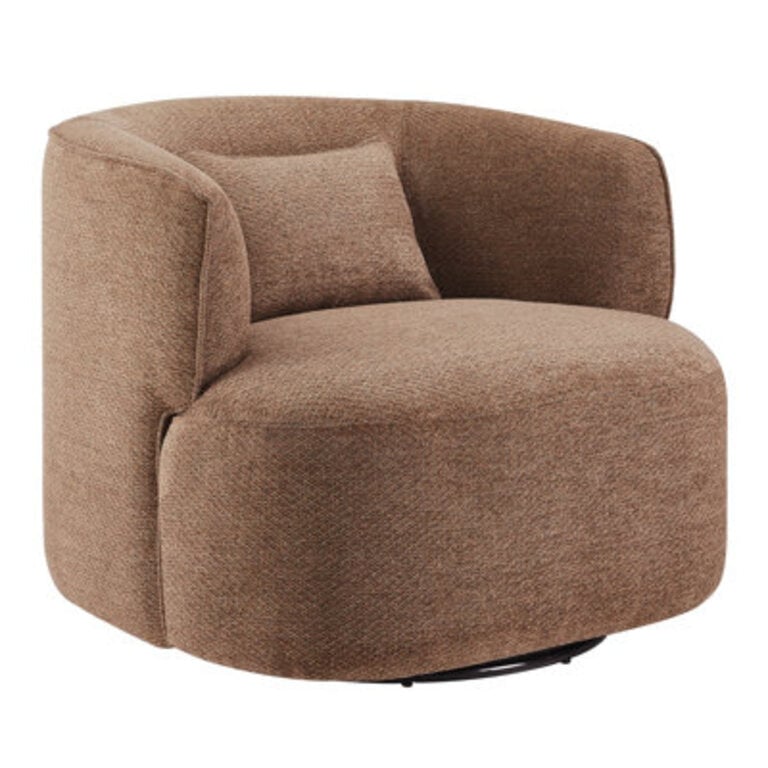Bernado 311 Wide Fabric Swivel Barrel Chair