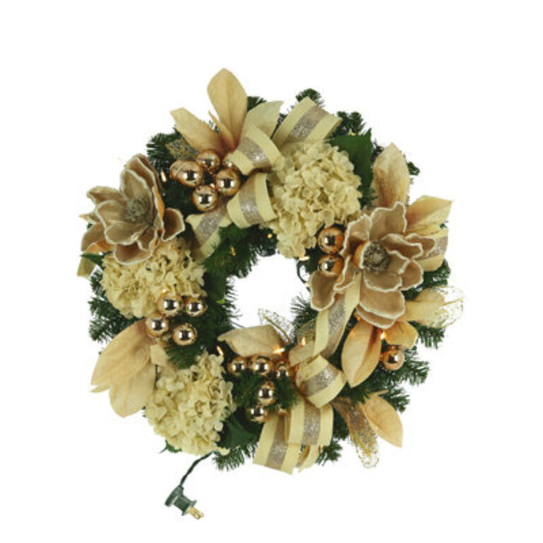 Jhumki 28 Lighted Greenery Wreath