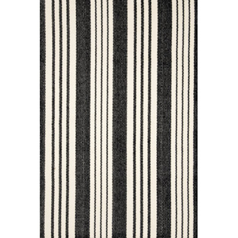 Birmingham Black Handwoven IndoorOutdoor Rug
