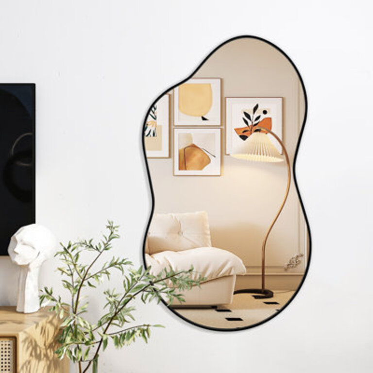 Cloud Shaped Metal Wall Mirror
