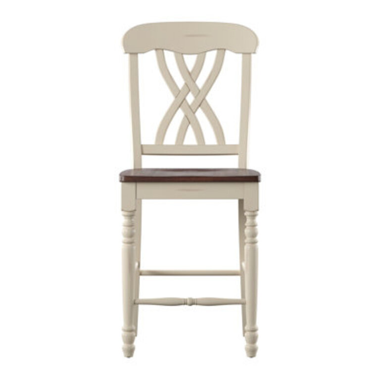 Annadiane Solid Wood 24 Counter Stool